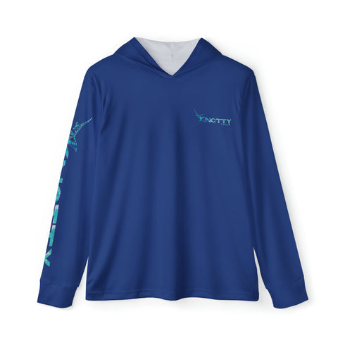 Carey Chen Mahi Mahi Men's Light Weight Moisture Wicking Long Sleeve Shirt. UPF 50+
